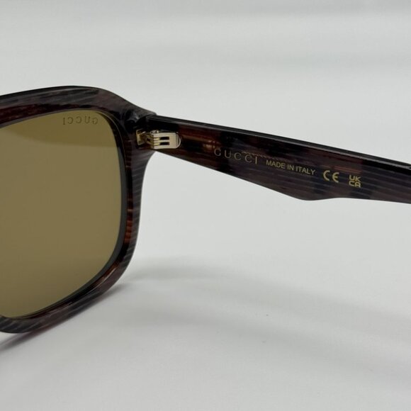 NEW GG1263S 005 GUCCI VIOLET PILOT UNISEX GUCCI SUNGLASSES - Picture 12 of 13